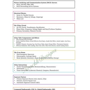 Radiology student study guide