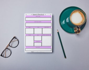 Brain Dump, Printable Checklist, Instant Download
