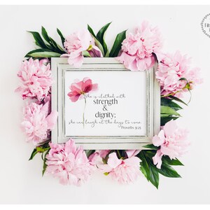 Proverbs 31 Woman, Christian Printable, Instant Download