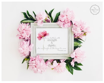 Proverbs 31 Woman, Christian Printable, Instant Download