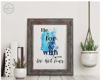 Do Not Fear, Christian Printable, Instant Download