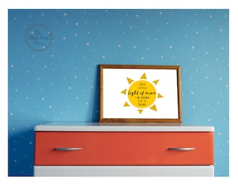 Esta pequena luz minha, cristã para impressão, download instantâneo
