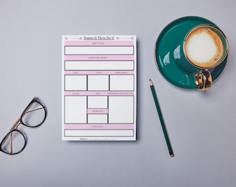 Brain Dump, Printable Checklist, Instant Download