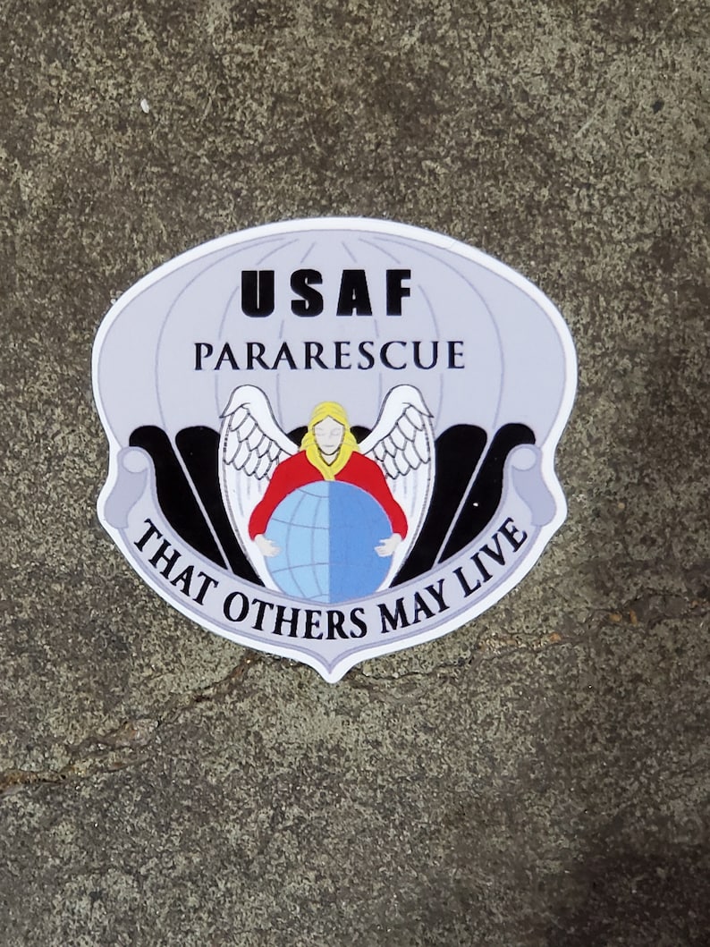 USAF PARARESCUE 2 inch Decal Etsy