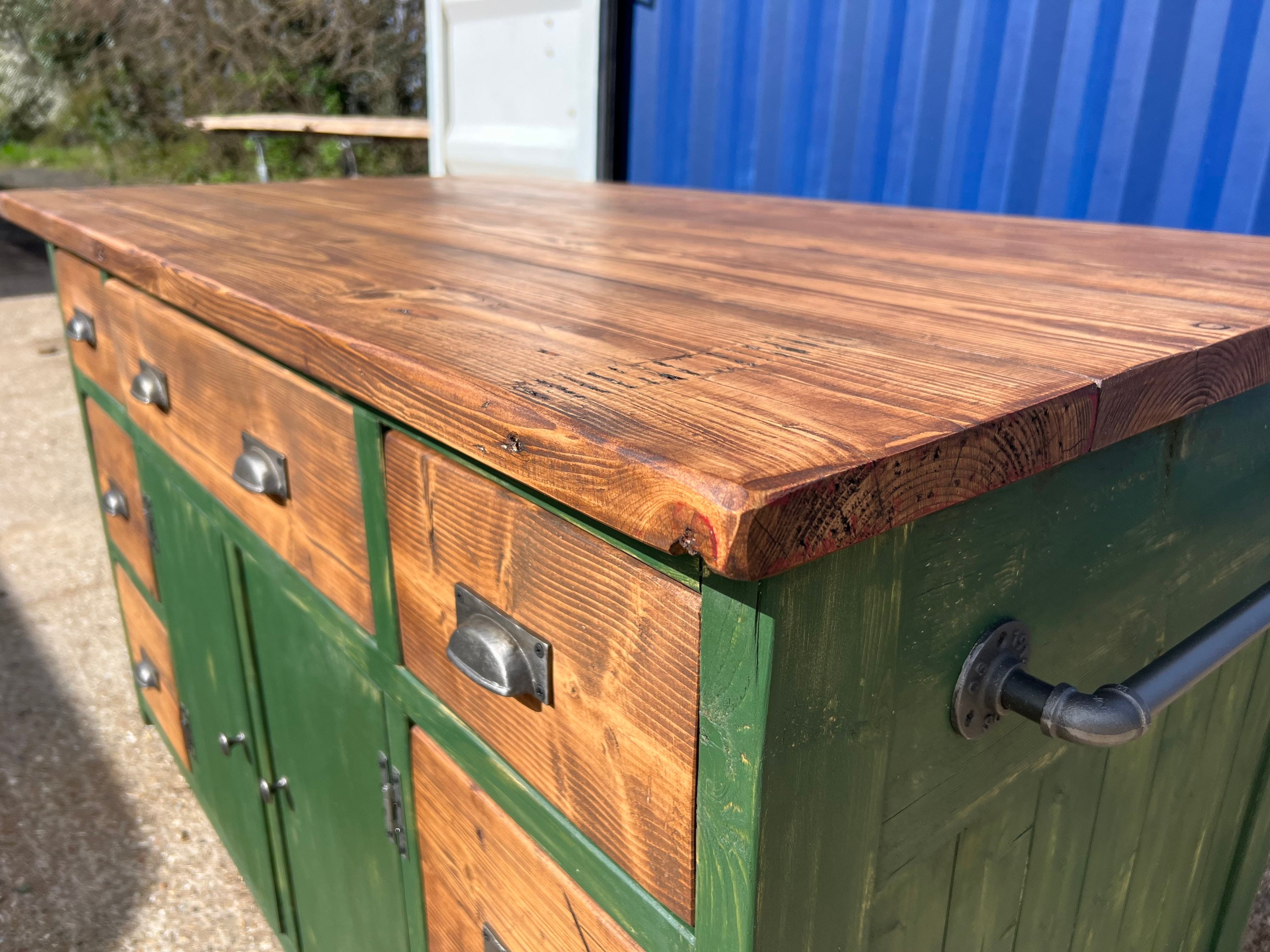 Rustic Farmhouse Kitchen Island Etsy