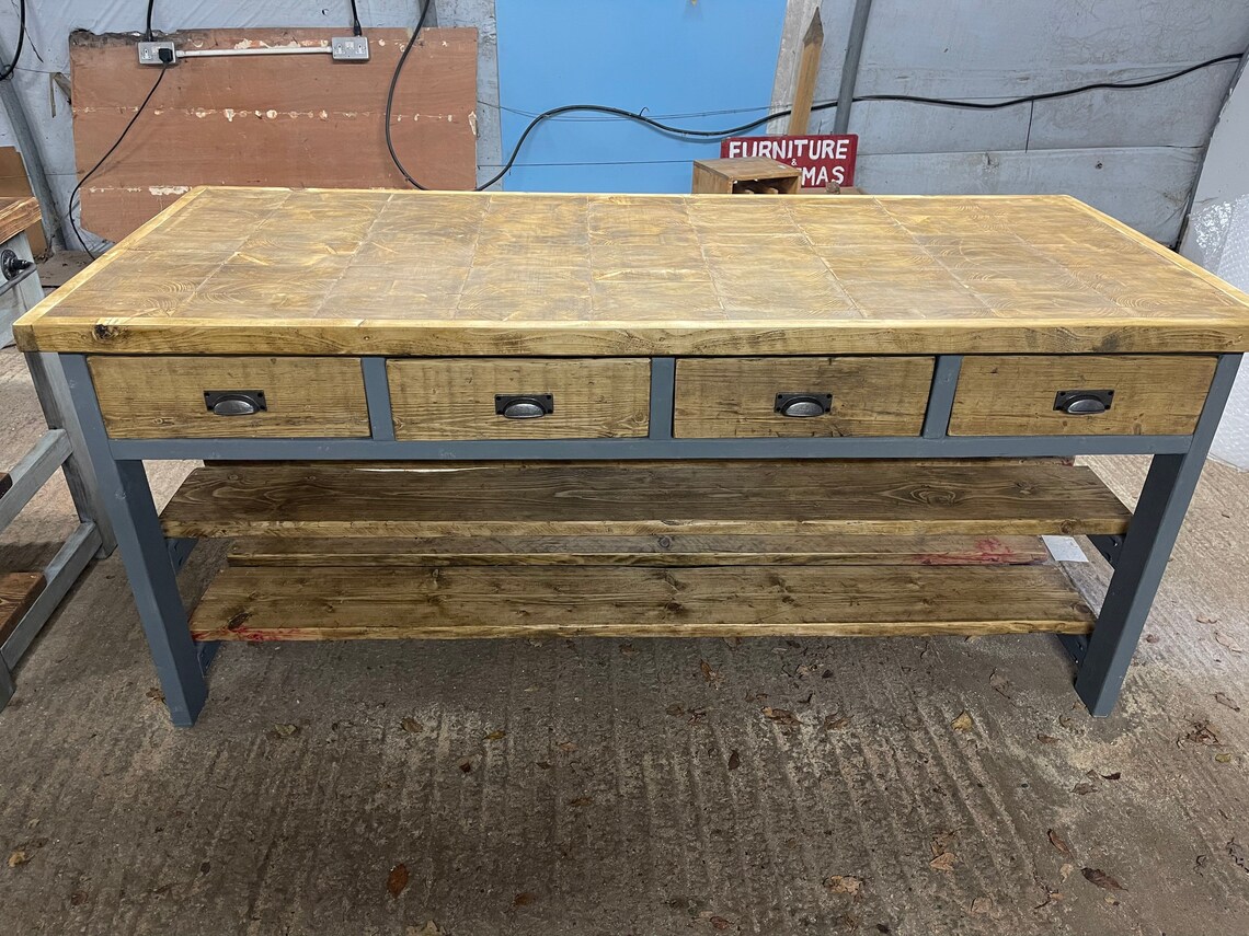 Large Bespoke Kitchen Islands Etsy UK