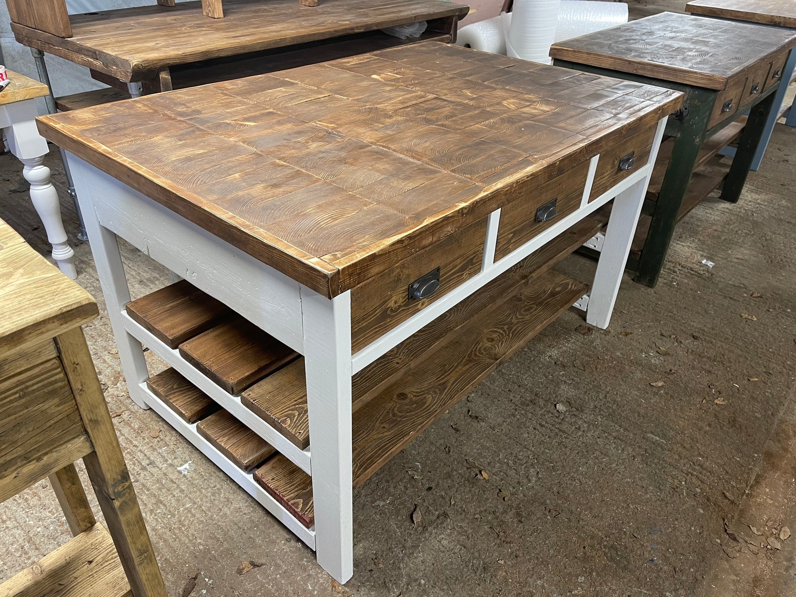 Large Bespoke Kitchen Islands Etsy UK