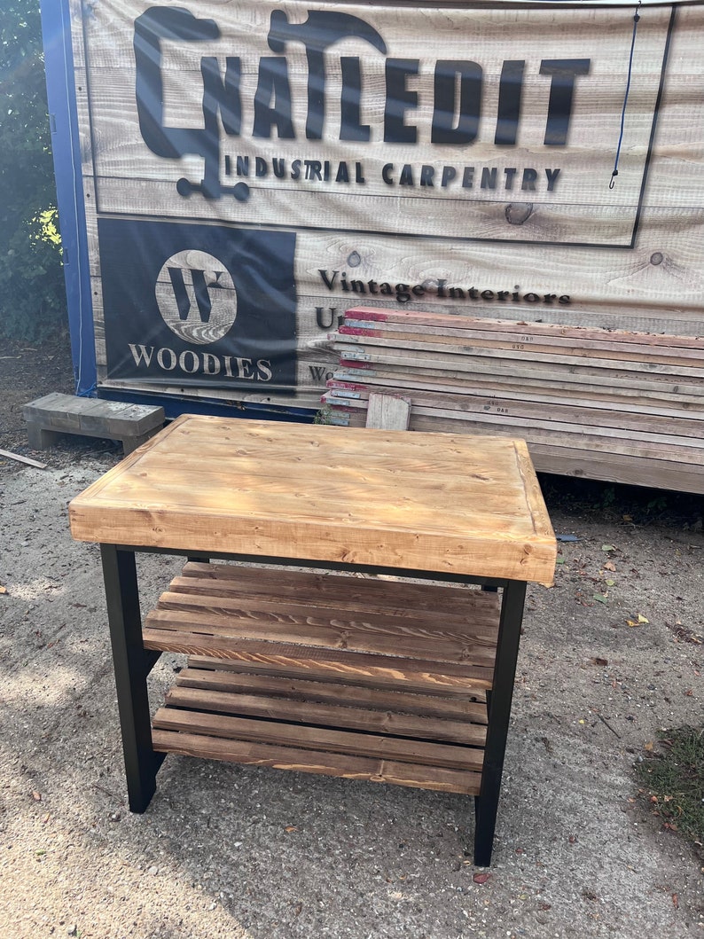 Rustic Farmhouse Thick Butchers Block - Etsy