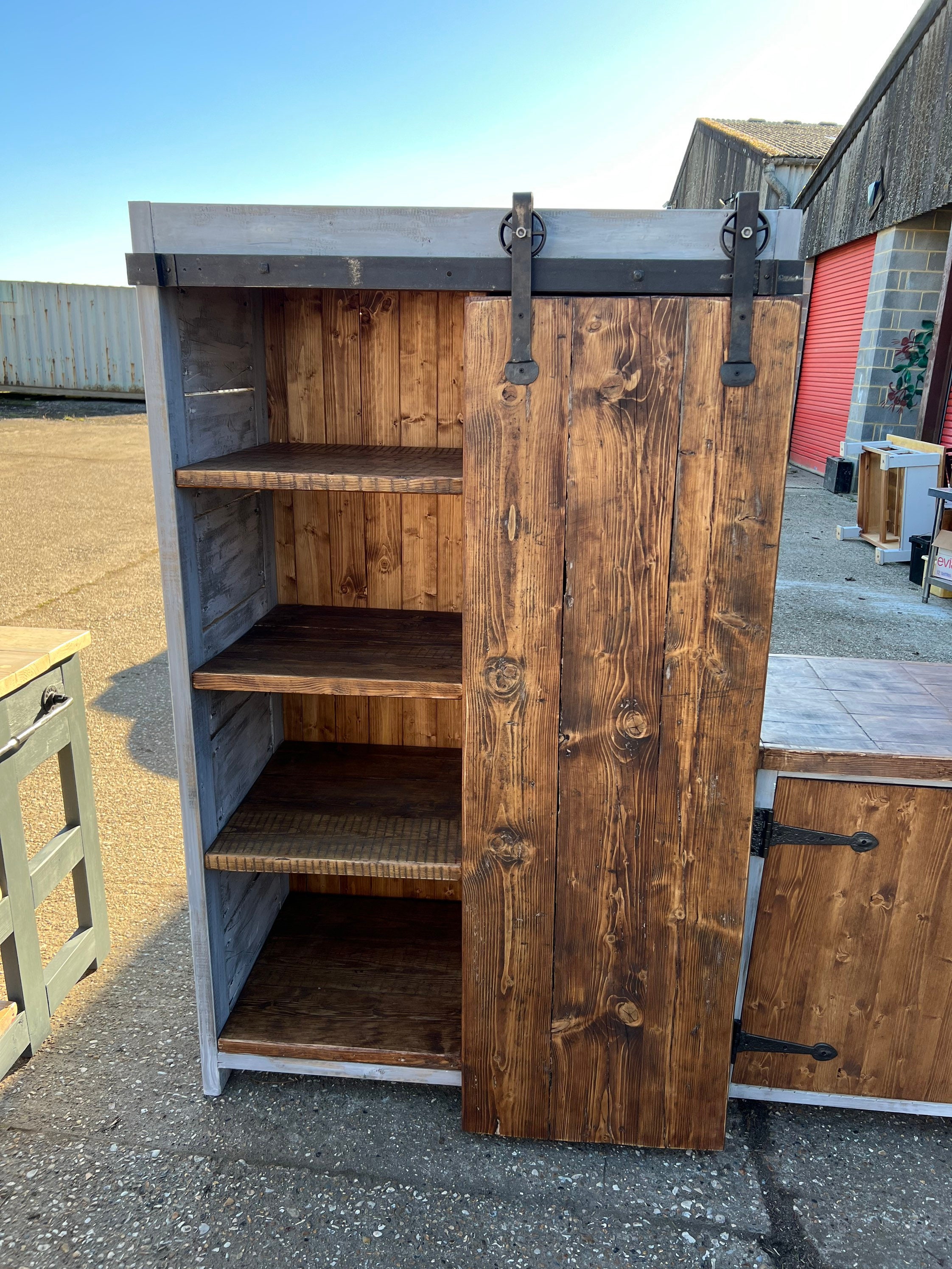 Rustic Freestanding Kitchen Units - Etsy UK