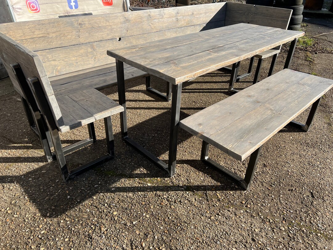 Corner Dining Table Sets Etsy