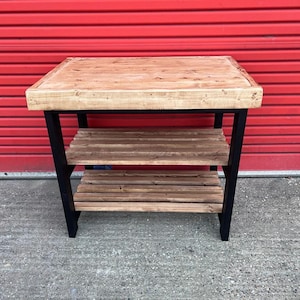 Rustic Farmhouse Thick Butchers Block - Etsy UK