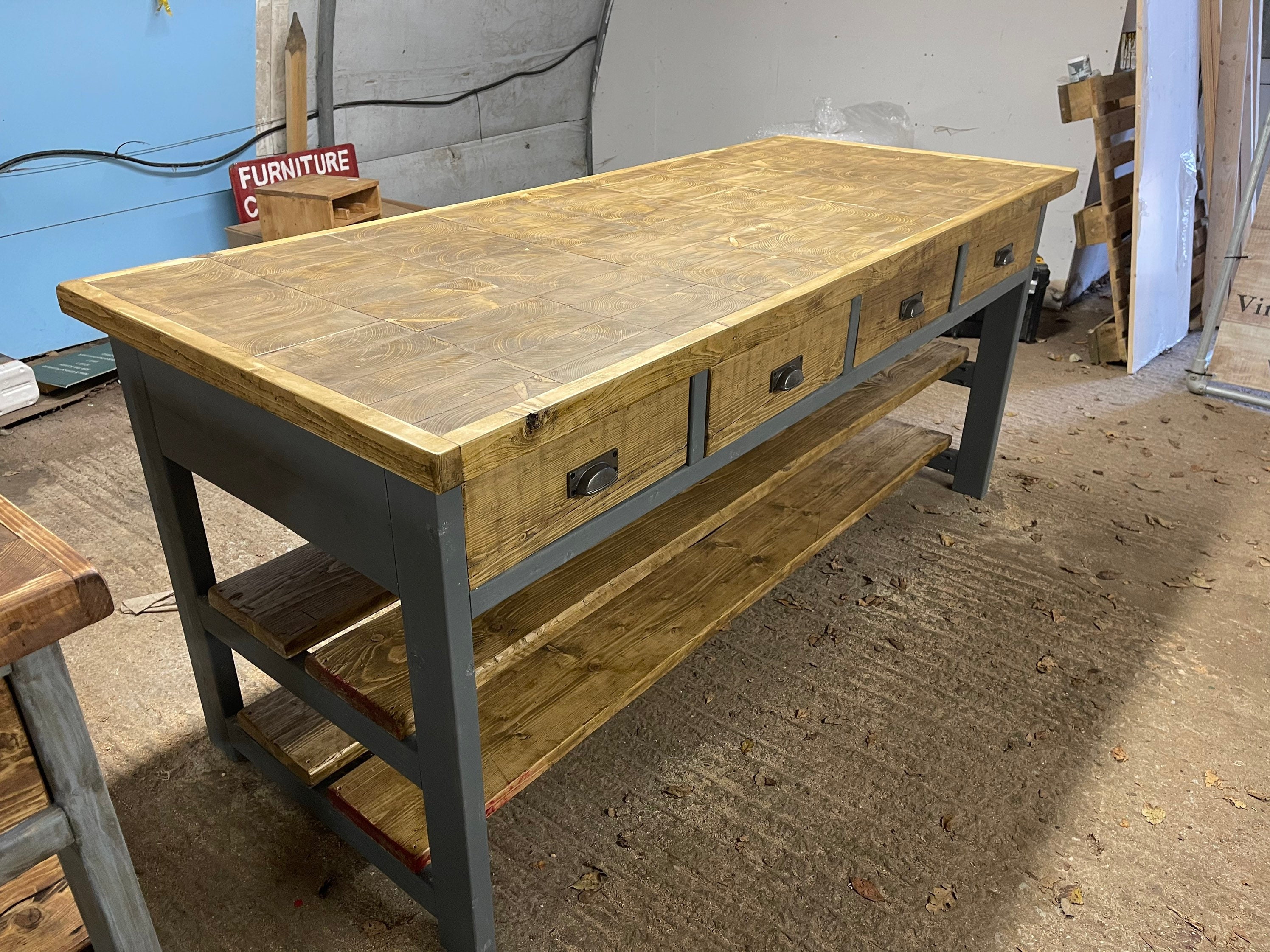 Large Bespoke Kitchen Islands Etsy UK