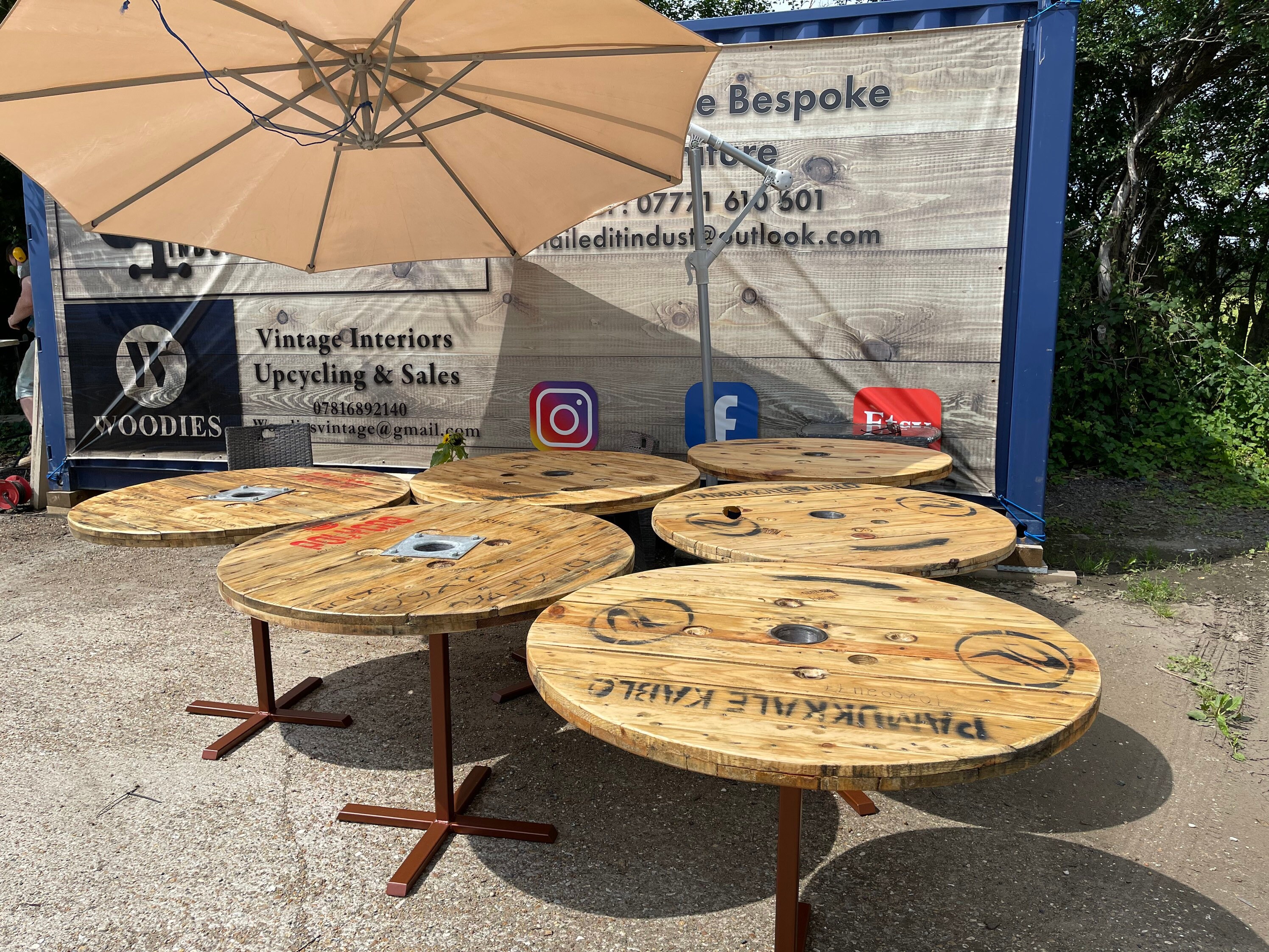 Cable Drum Tables Etsy UK