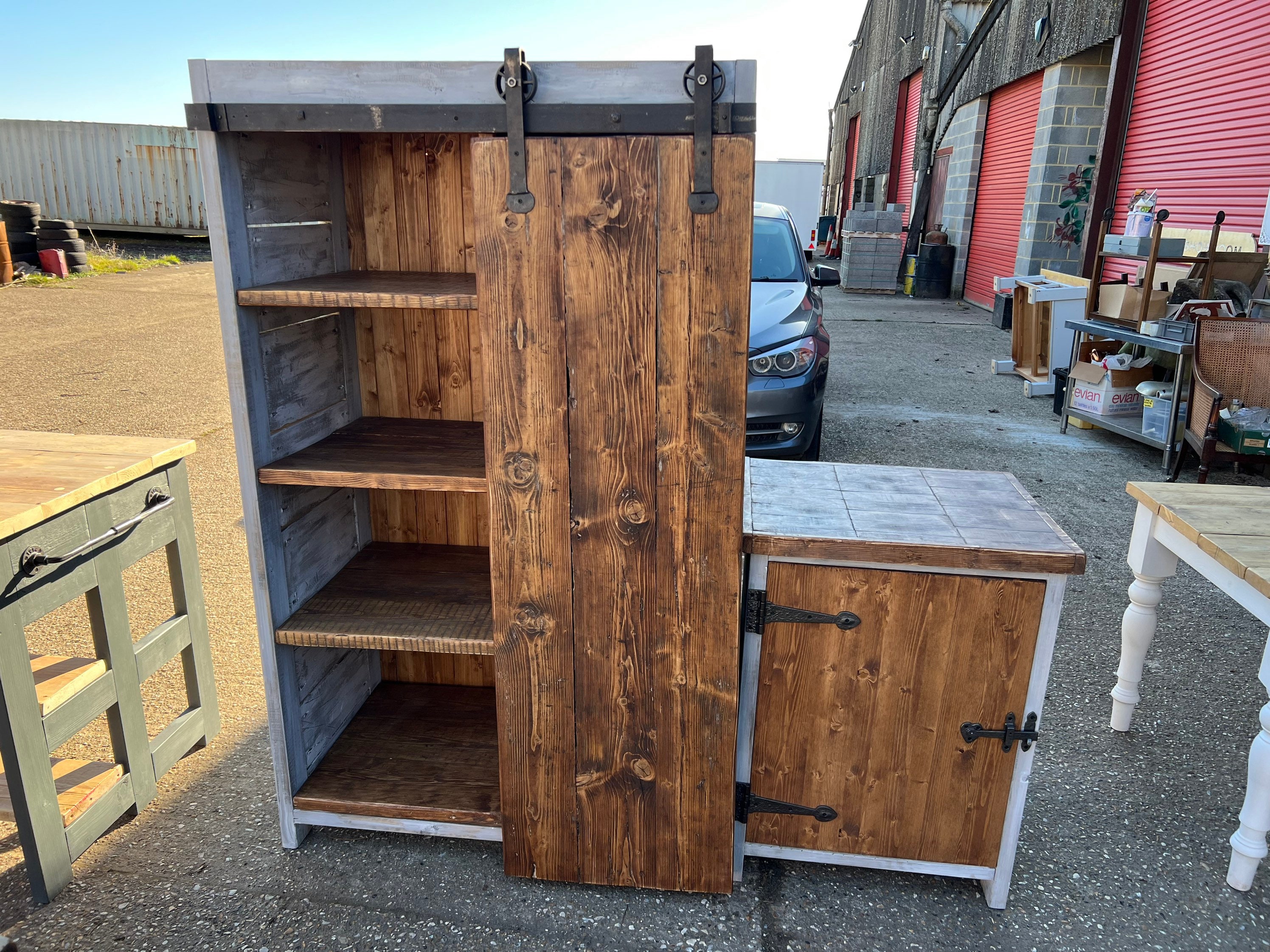 Rustic Freestanding Kitchen Units - Etsy UK