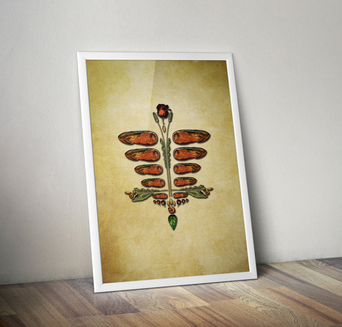 Earth Alchemy Symbol Printable Fine Art Instant Download Etsy