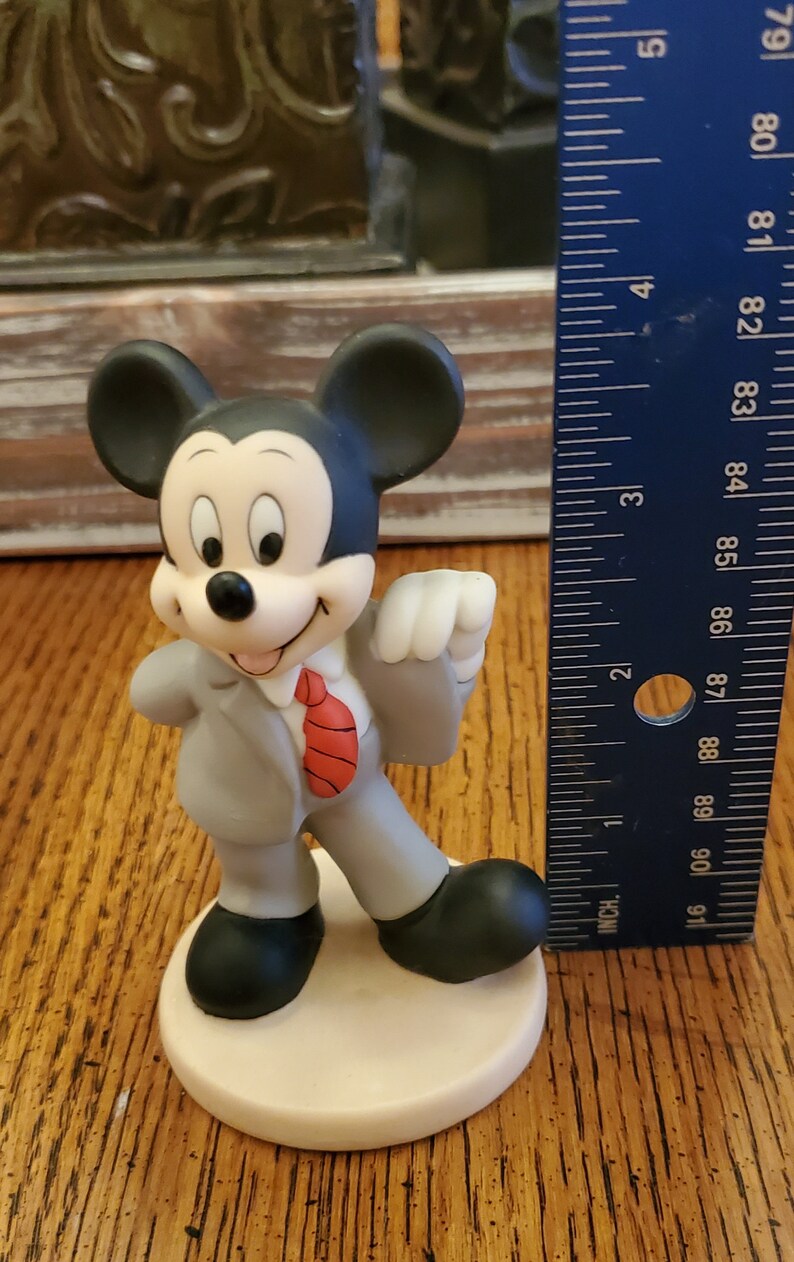 Mickey Mouse Businessman Figurine Vintage Walt Disney World Collectible Sri Lanka bild 8