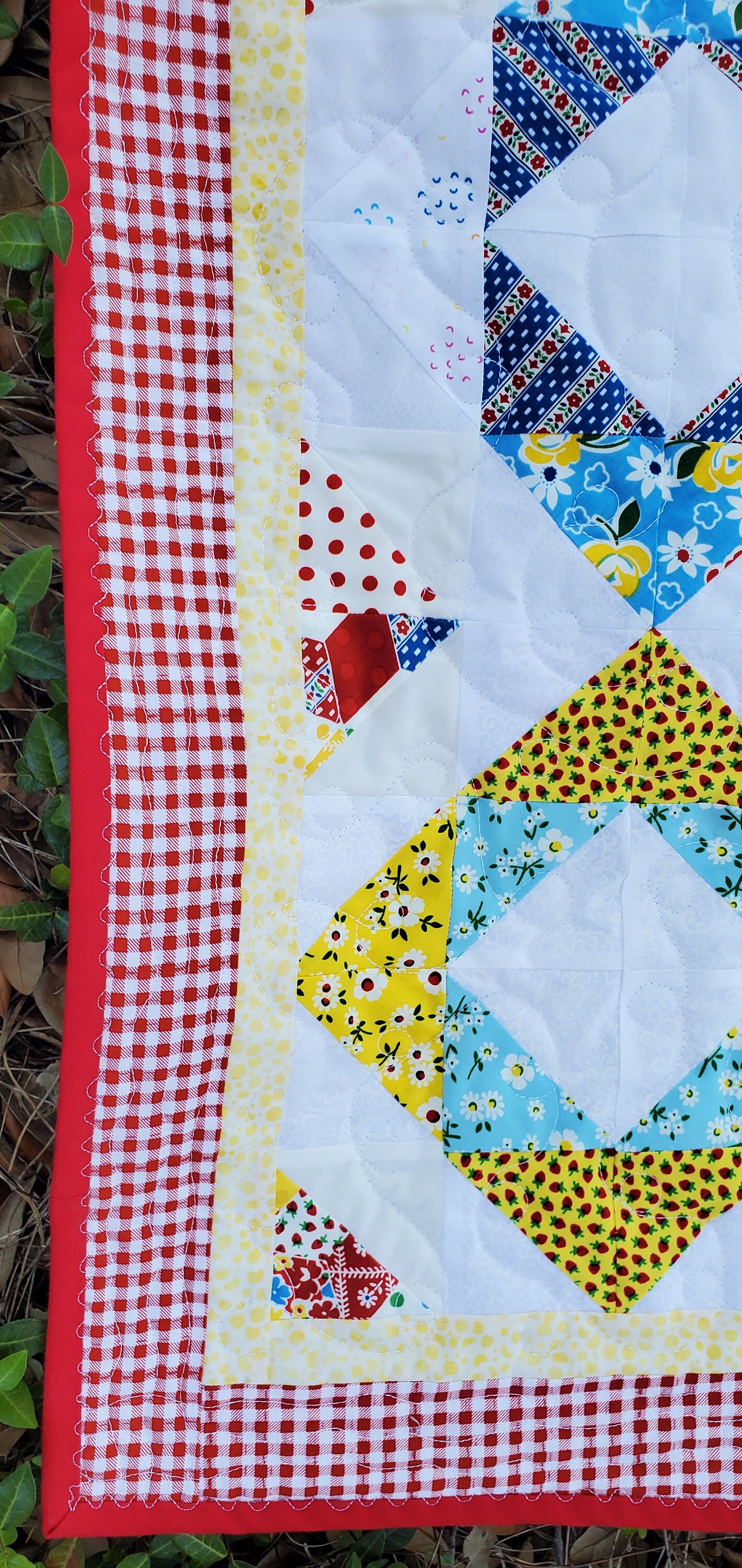 Vintage Inspired Kitchen Table Topper Reversible Redbird Cardinal