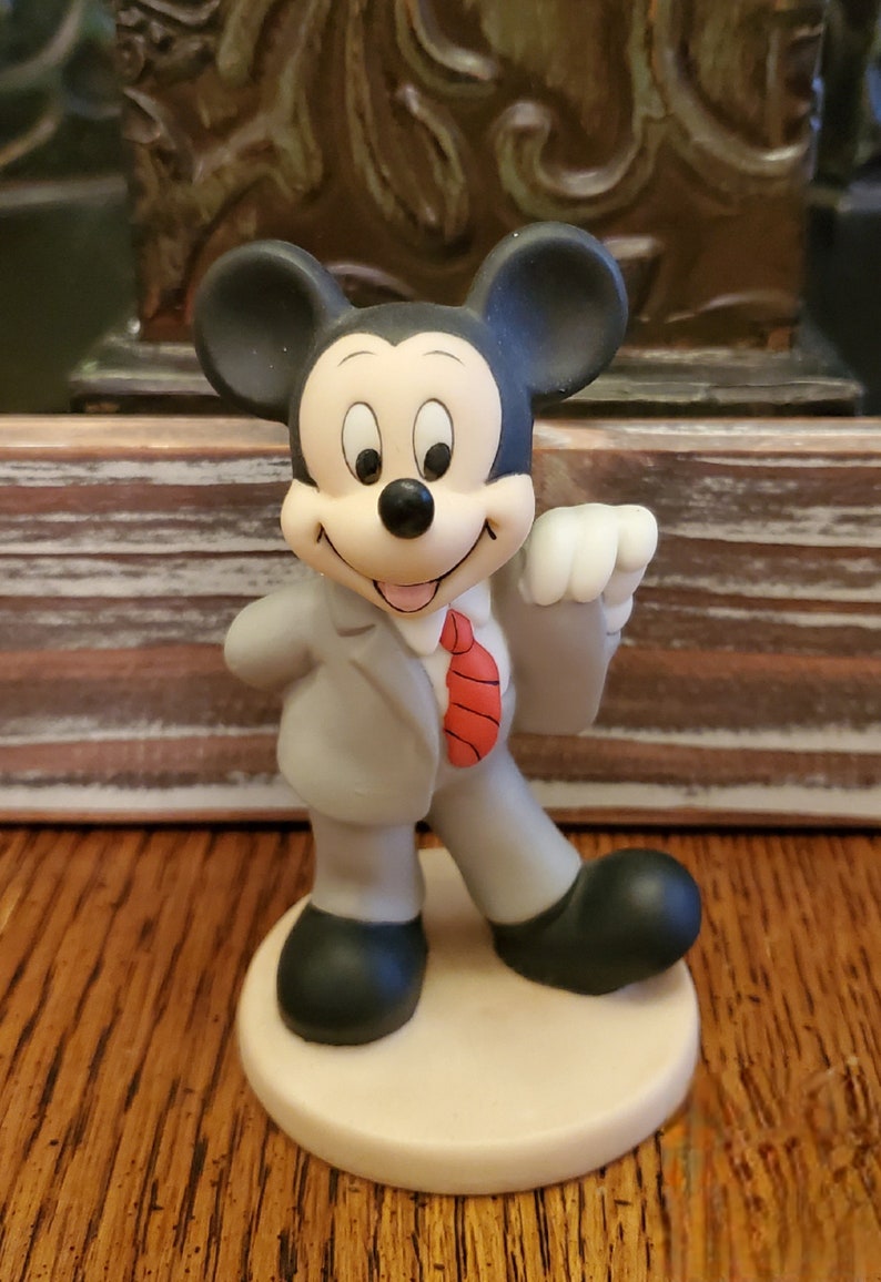 Mickey Mouse Businessman Figurine Vintage Walt Disney World Collectible Sri Lanka bild 2