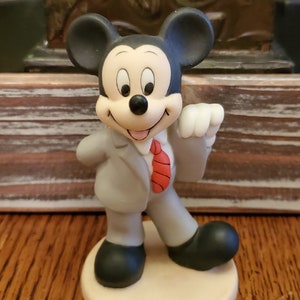 Mickey Mouse Businessman Figurine Vintage Walt Disney World Collectible Sri Lanka bild 1