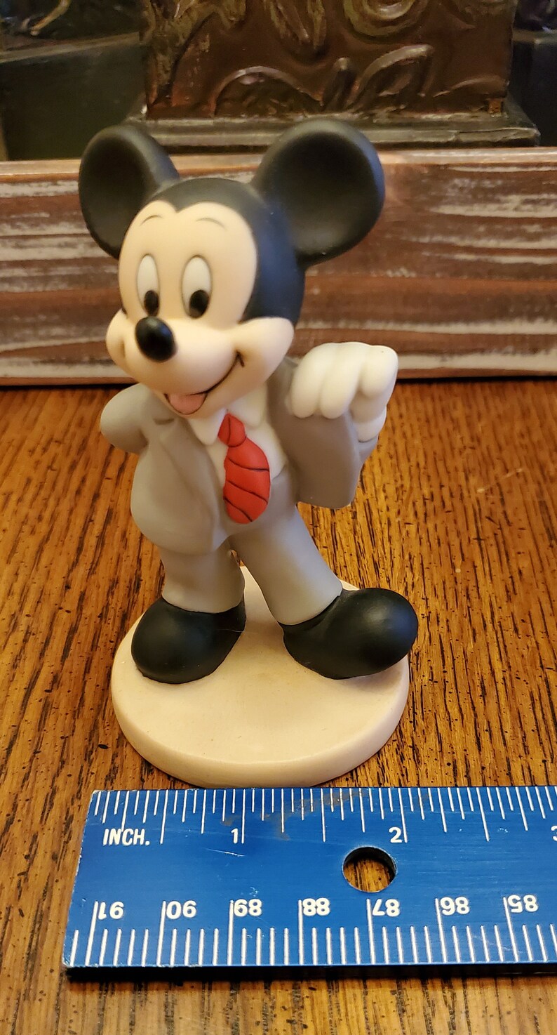 Mickey Mouse Businessman Figurine Vintage Walt Disney World Collectible Sri Lanka bild 7