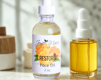 Restoring Face Oil - All Natural Acne Spot Treatment, Nourishing Face Oil, Essential Oil Face Care