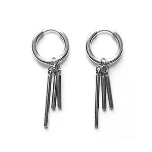 Punk Hoop Earrings, Punk Rock Jewelry, Stainless Steel