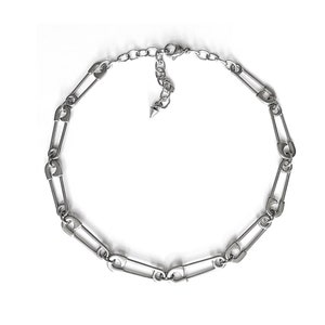 FWHLR: SILVER SAFETY-PIN NECKLACE – FREEWHEELER