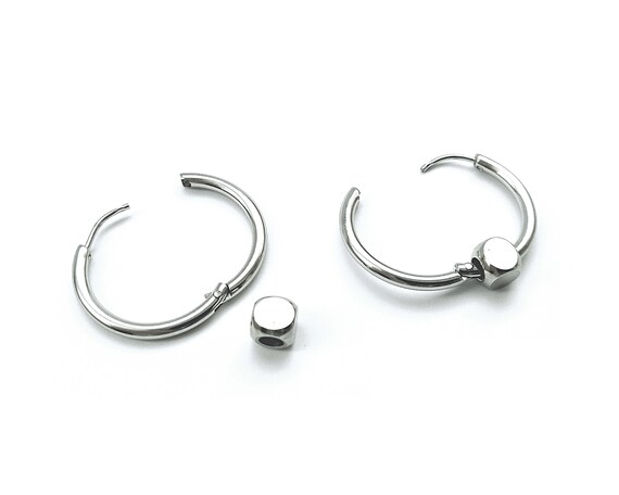 Punk sale hoop earrings