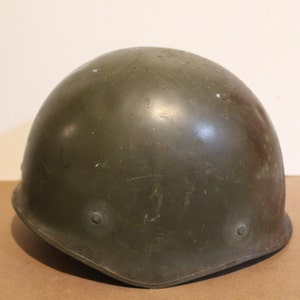 Vintage French Infantry helmet Casque de Combat helmet Military Soldier equipment Militaria Collectibles