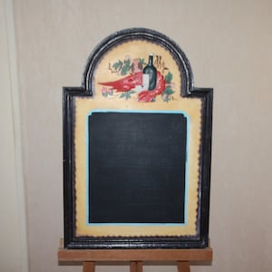 Kreeft decor Frans restaurant Menubord Wijnkaart Zeevruchten Franse bistrokaart schoolbord Bistrot Brasserie Franse wijnkaart Frans café