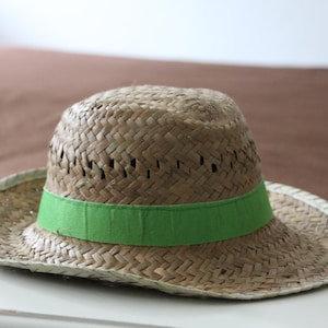 French beach straw hat Ladies Women Sun hat Summer hat Vacation hat Small beach hat Girl hat gift