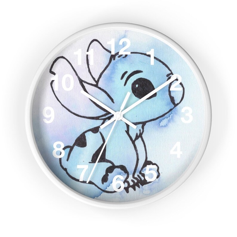 Stitch Wall Clock Etsy