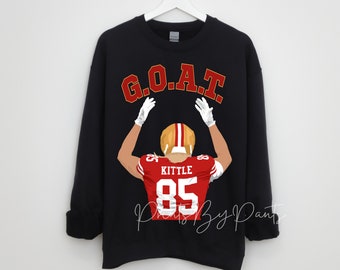 San Francisco - Digital Print - 49ers player #85 GOAT - football png, red, white, and gold