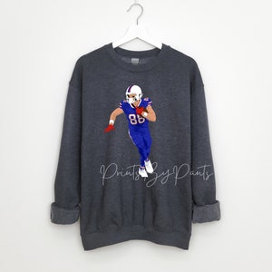 Digital Print- Buffalo- Bills individual football player #88 - football PNG red, blue, and white