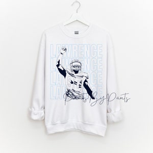 Digital Print- Dallas - Cowboys player #90 LAWRENCE transparent - football PNG navy blue and light blue