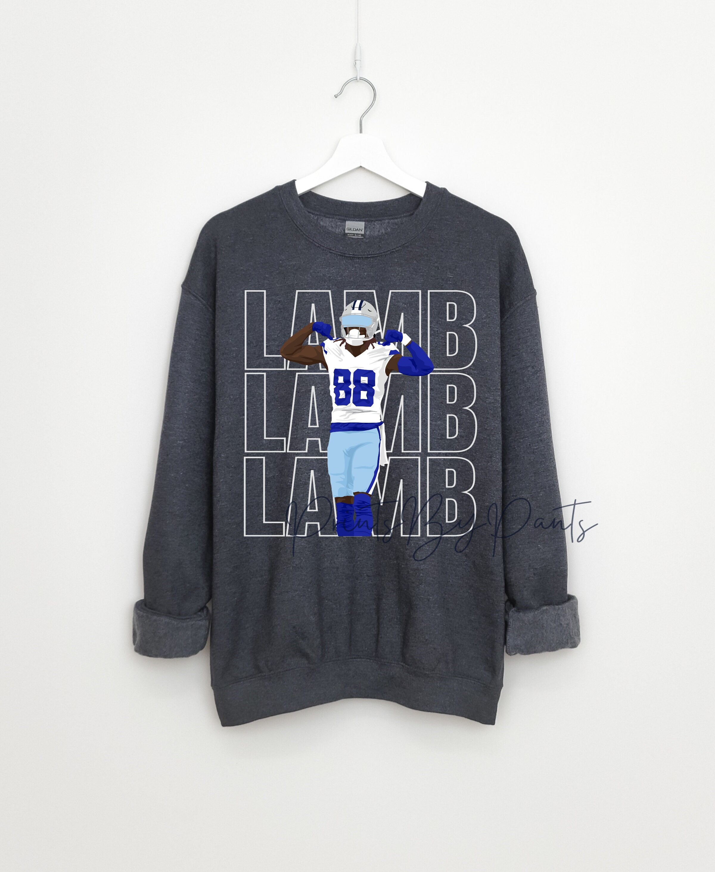 Digital Print- Dallas - Cowboys Player #88 LAMB Transparent