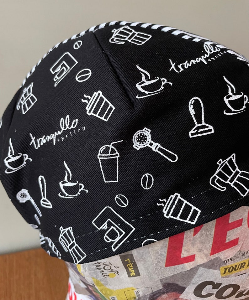 Tranquillo Cycling 'Espresso' Casquette/Cycling Cap image 7
