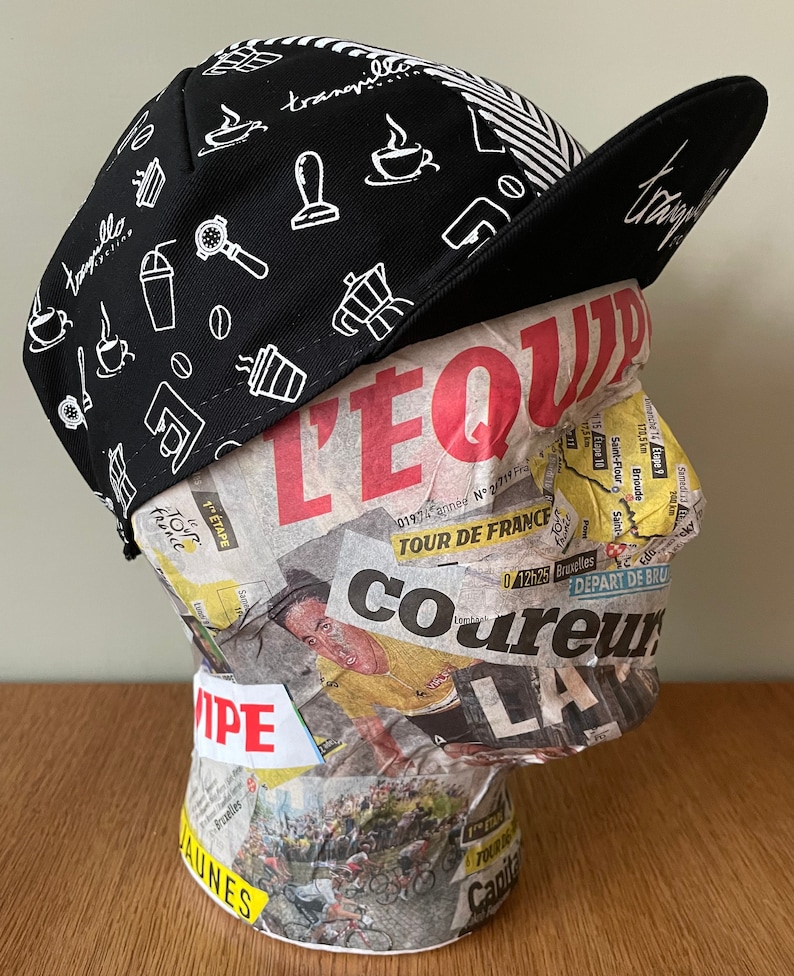 Tranquillo Cycling 'Espresso' Casquette/Cycling Cap image 6