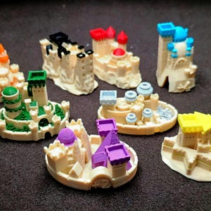 AGoT デュアルカラー キャピタル キャッスル ミニチュア ボードゲーム用 3Dプリント