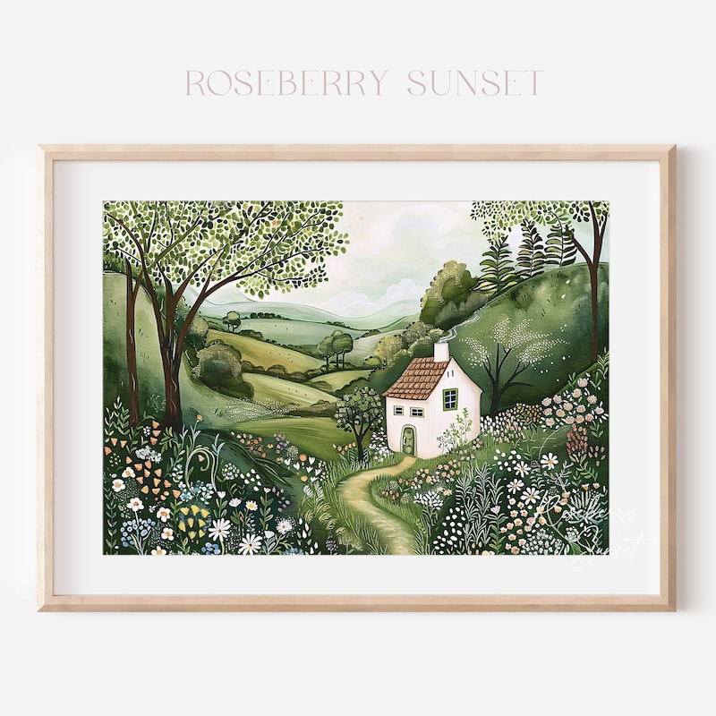 Modern Cottage Art Prints - Etsy
