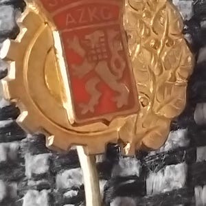 Vintage 1960 Czech Army fight competion (Badge of Spartacus). Military badge. Lapel Badge.
