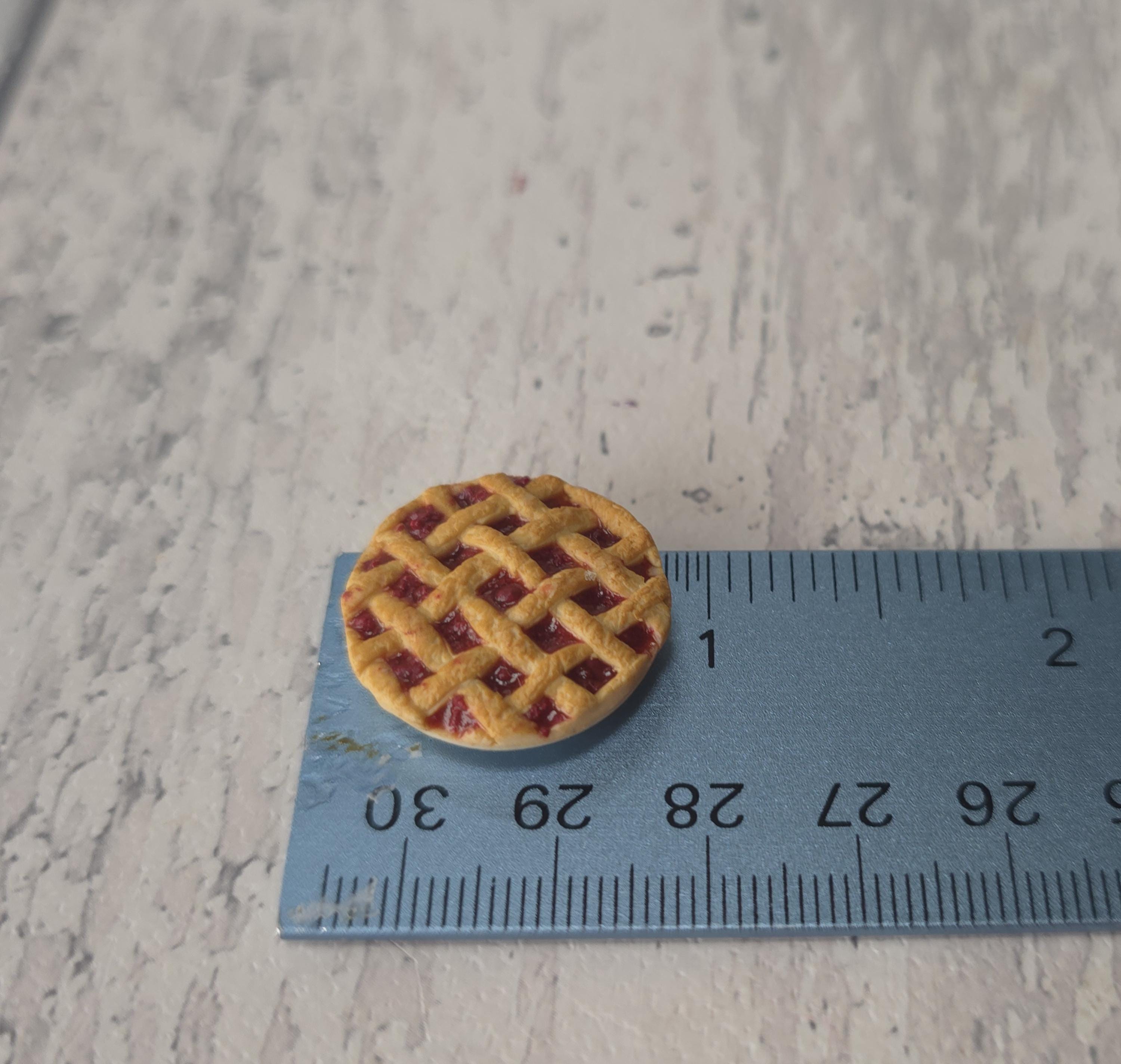 1 Inch Miniatures Miniature Cherry Pie, Dollhouse Miniatures, 1 12 Scale, One Inch Scale ...