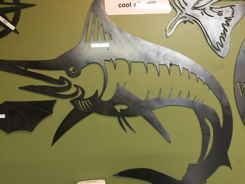 Sailfish or Swordfish Metal Wall Art Etsy