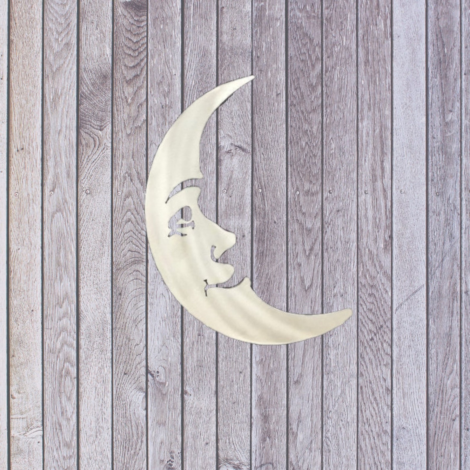 Moon Face Wall Decor Etsy