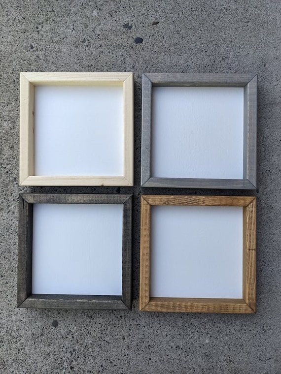 Blank Wood Sign With Frame Craft Sign DIY Signs Craft | Etsy