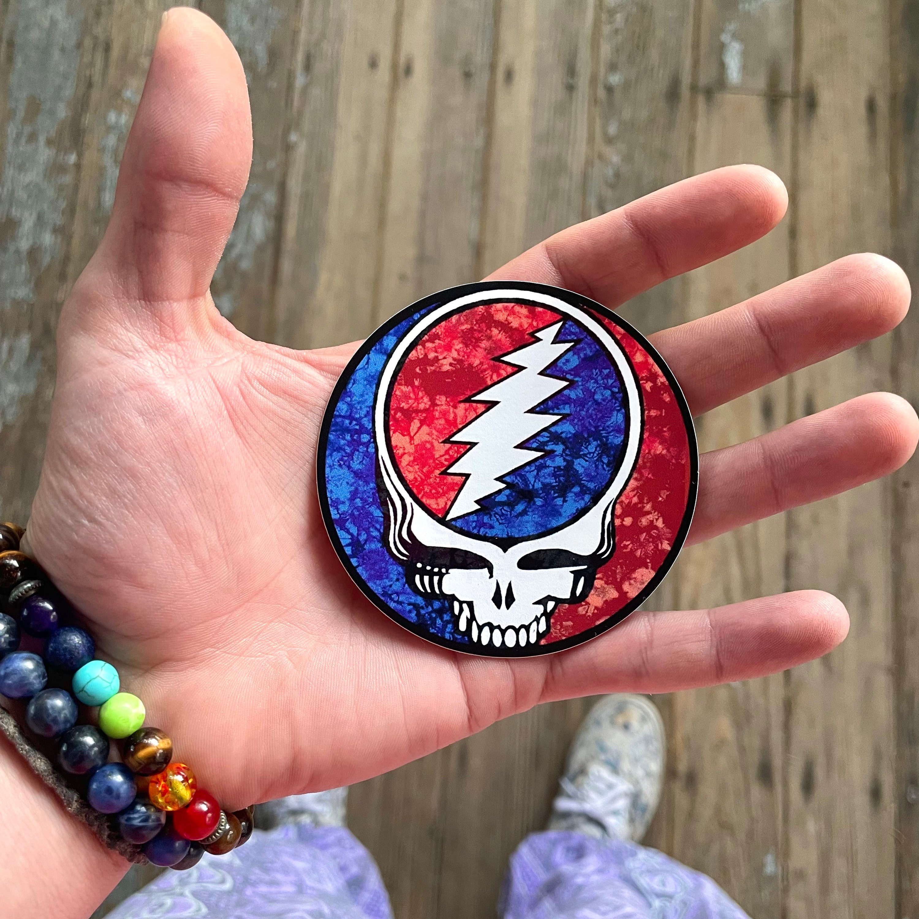 Tie Dye Stealie 3” Stickers