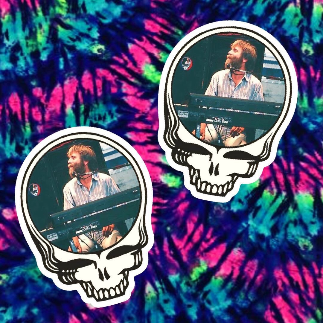 Brent Mydland 3” Stickers Grateful Dead