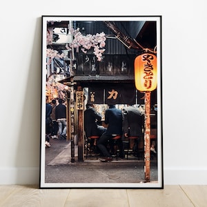 Piss alley in Tokyo poster, Japan Sunrise, Asia, HIGH QUALITY PRINT, Home Decor, Wall Art, Photography Poster image 1