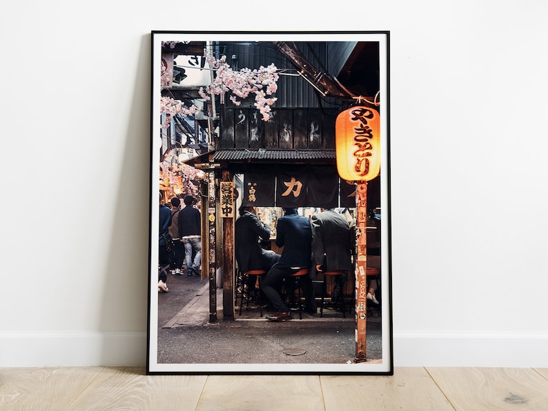 Piss alley in Tokyo poster, Japan Sunrise, Asia, HIGH QUALITY PRINT, Home Decor, Wall Art, Photography Poster image 1