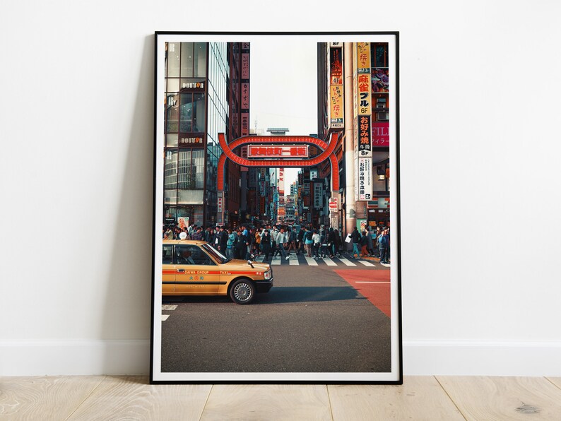 Tokyo Kabukicho street, Japan, Tokyo, Kyoto, Asia, HIGH QUALITY PRINT, Home Decor, Wall Art, Photography Poster image 1